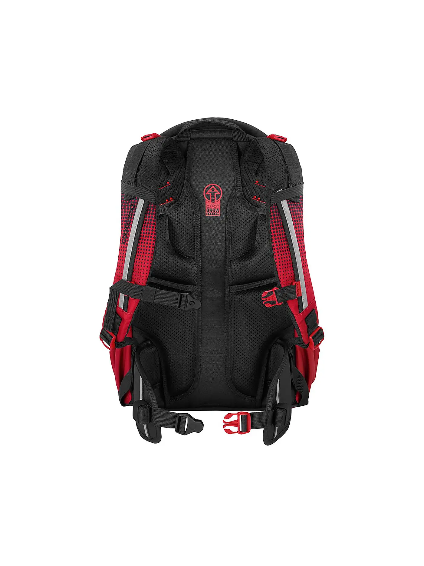 COOCAZOO | Schulrucksack MATE REFLECTIVE SPLAS | rot
